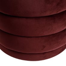 Rollo Velvet Ottoman